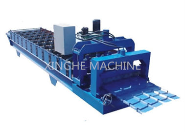 Çin Metal Dilimleme Makinesi ile Endüstriyel Alüminyum Adım Kiremit Rulo Şekillendirme Makinesi Tedarikçi