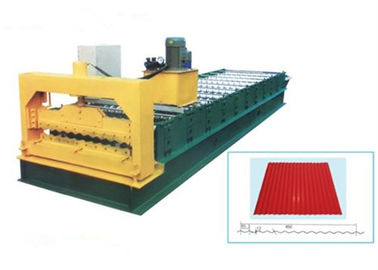 Çin 0,3 - 0,8 mm Kalınlık Karosu Yapımı İçin Çelik Galvanizli Çatı Rulo Şekillendirme Makinesi Tedarikçi