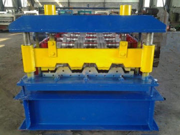 Çin Döşeme Güverte Yapımı İçin Otomatik Yüksek Hızlı Sac Metal Rulo Şekillendirme Makinesi Tedarikçi