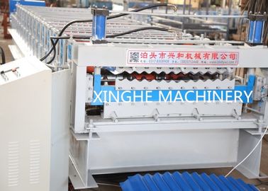 Çin Çift Katmanlı Rulo Şekillendirme Makinesi, Metal Çatı Kaplama Oluklu Çelik Levha Duvar Paneli Karo Yapımı Makinesi Tedarikçi