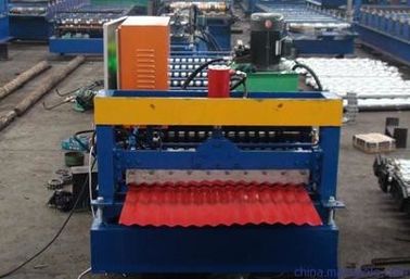Çin Metal Çinko IBR Profili Otomatik Rulo Şekillendirme Makineleri 7600 * 1300 * 1500mm Boyutu Tedarikçi