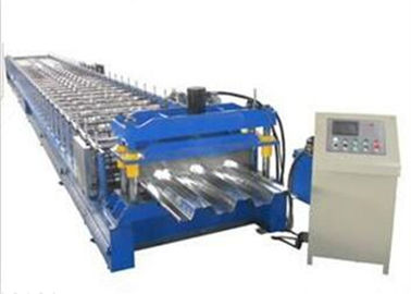 Çin Galvanizli Tabaka Zemin Güverte Rulo Şekillendirme Makinesi 0.8 - 1.2mm Kalınlık Plakası Tedarikçi