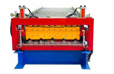 Çin Makine Çatı Kiremit Rulo Şekillendirme Makinesi Şekillendirme 5.5KW Çift Katmanlı Kiremit Tedarikçi